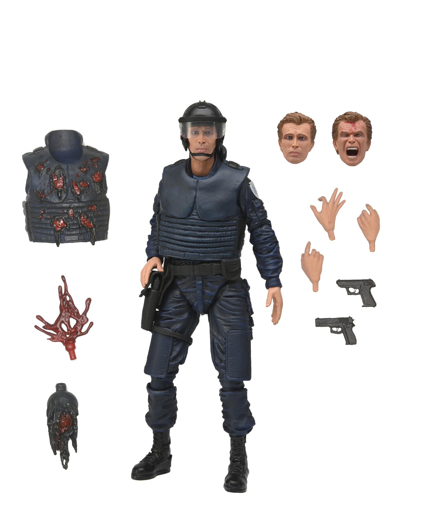 NECA Ultimate Robocop Alex Murphey in OCP Uniform 7-Inch Action Figure with Interchangeable Parts