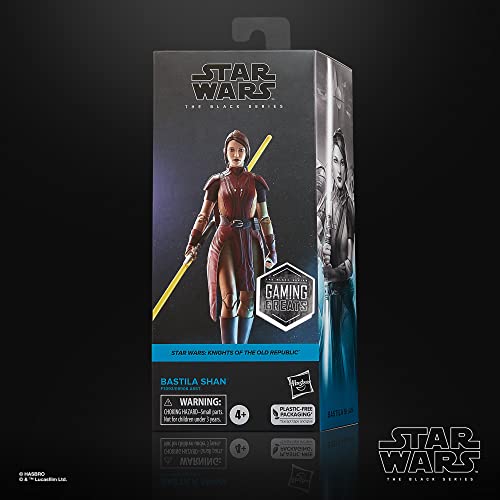 Hasbro Star Wars The Black Series Bastila Shan, Knights of The Old Republic Action Figure, Multicolor, Small, 15 cm