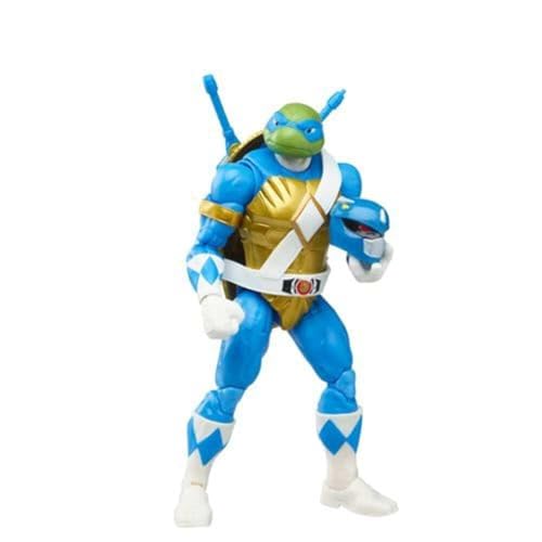 Power Rangers X Teenage Mutant Ninja Turtles Lightning Collection Donatello y Leonardo Blue Figuras de Acción